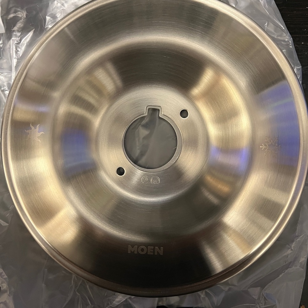 Moen Brushed Nickel Shower Faucet Set - Picture 15 of 15
